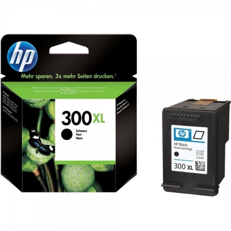 Image of HP 300XL Black Original&nbsp;Ink Cartridge - High Yield 440 Pages - CC641EE