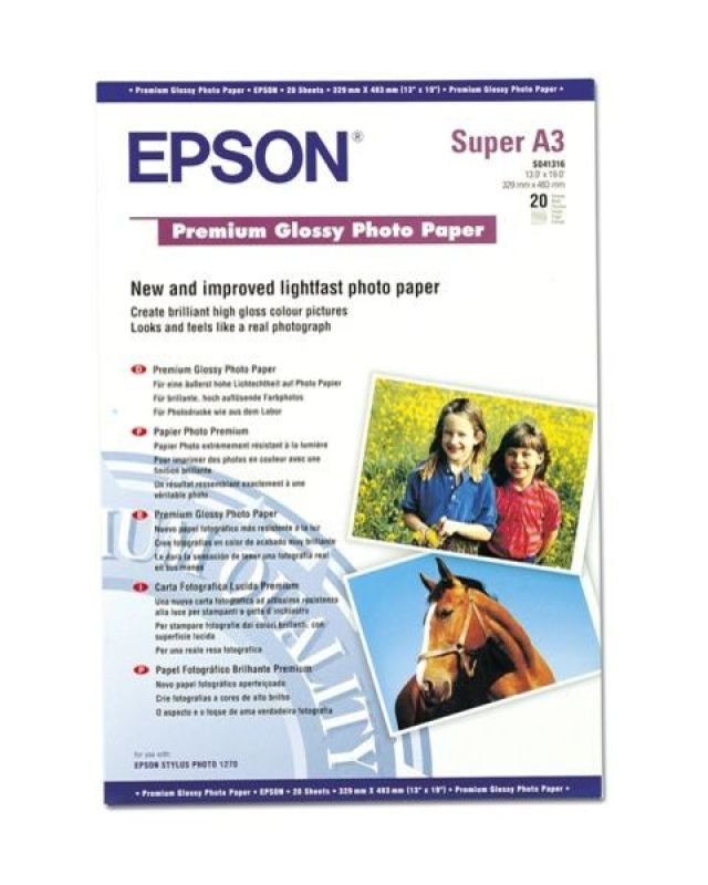 Epson Premium A3+ Glossy 255gsm photo paper- 20 sheets Review