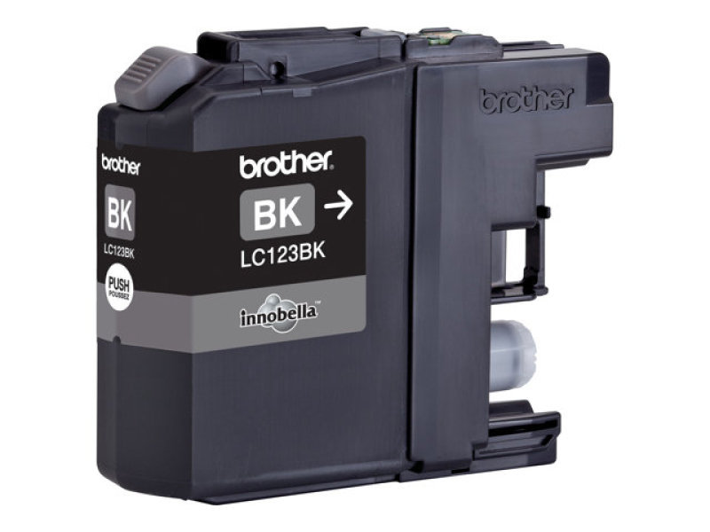 Image of Brother LC-123 Black Inkjet Cartridge (Pack of 2)