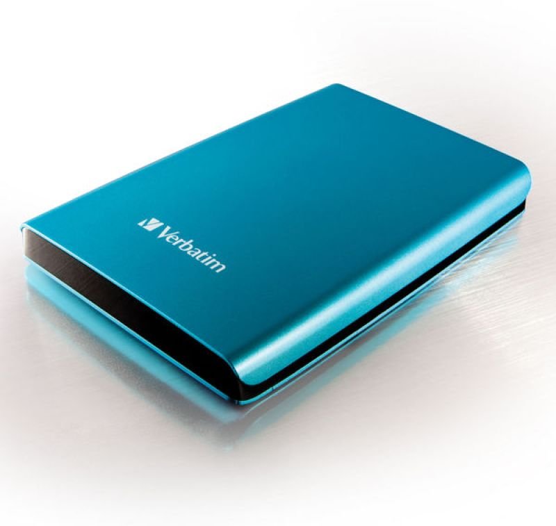 Verbatim 53026 Store n Go 500GB External 2.5 inch USB 2.0 / 3.0 Hard Disk Drive - Blue