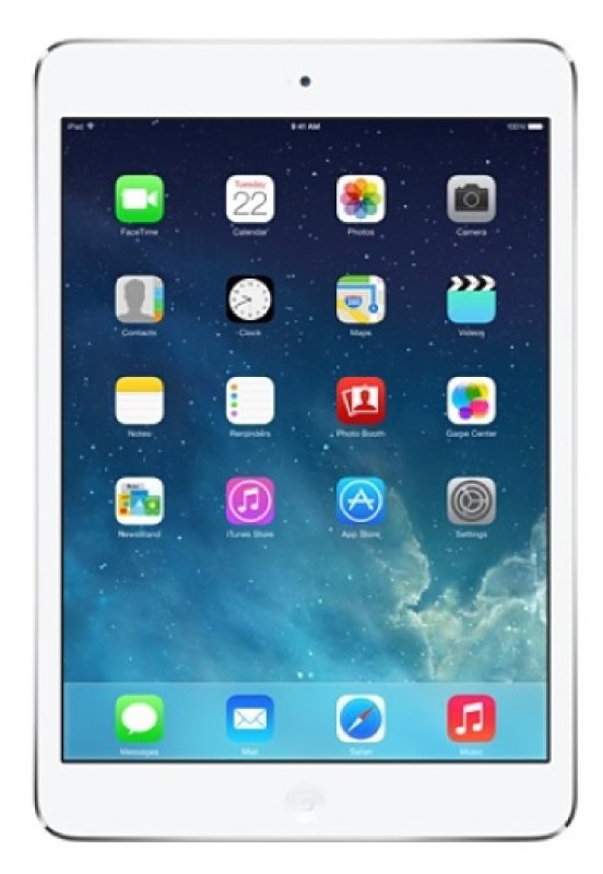 Image of Apple iPad Mini With Retina Display, A7 chip, 32GB Flash, 1GB RAM, 7.9&quot; Retina Touch, WI-Fi, Bluetooth, Apple iOS 9 - Silver