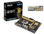 Asus H81M-C Socket 1150 VGA DVI 8 Channel HD Audio mATX Motherboard