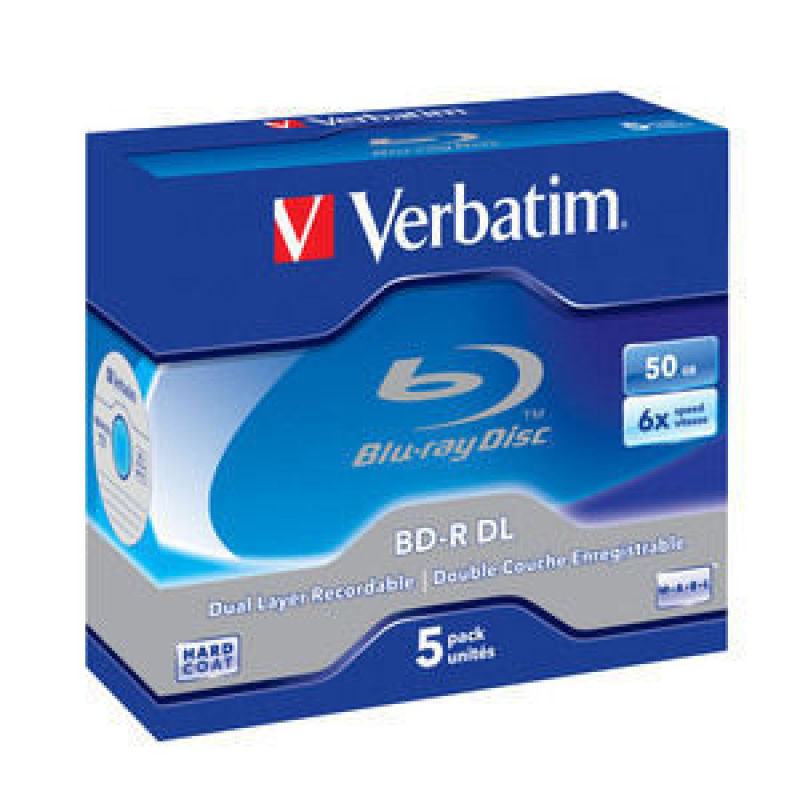 Verbatim 6x BD-R Dual Layer 50GB 5 Pack Jewel Case Review