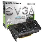 EVGA GeForce GTX 750 Ti FTW GAMING ACX 2GB GDDR5 DVI HDMI DisplayPort PCI-E Graphics Card