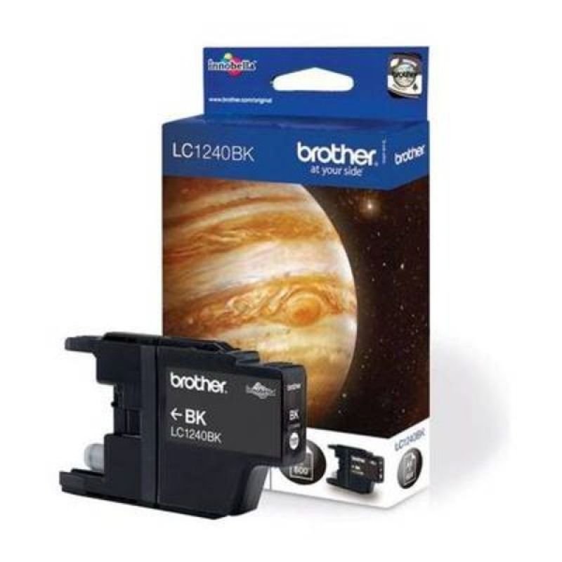 Image of Brother LC1240BK Standard Yield Black Ink Cartridge - 600 pages
