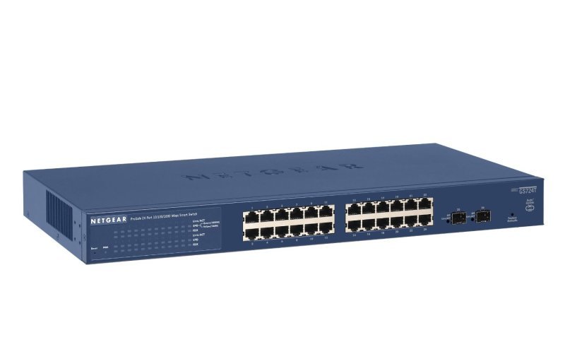 Click to view product details and reviews for Netgear Gs724t 400eus Prosafe 24 Port Gigabit Smart Switch.