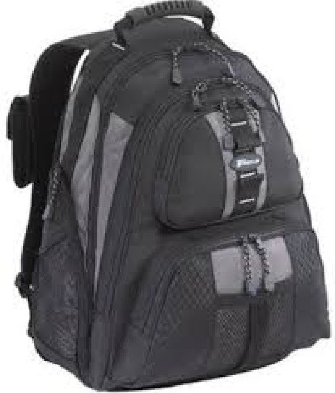 Image of Targus Sport Standard Backpack - Notebook carrying backpack - Black, Platinum - for up to 15.4&quot; Laptops