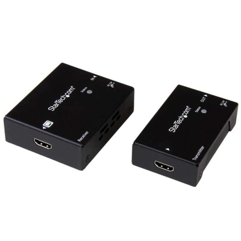 Startech Hdmi Over Cat5e Cat6 Extender With Power Over Cable startech-hdmi-over-cat5e-cat6-extender-with-power-over-cable