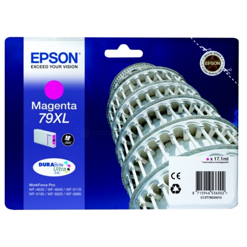 Image of Epson 79XL Magenta Ink Cartridge