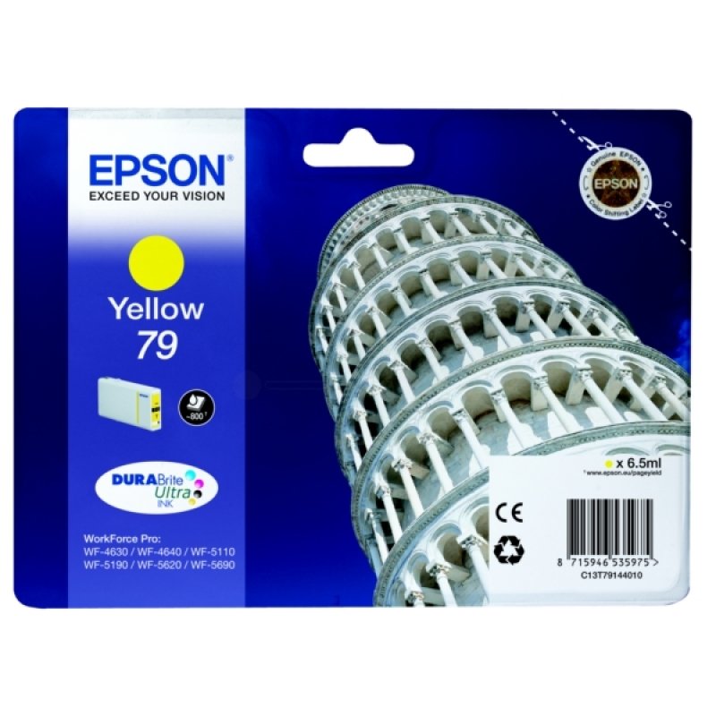 Click to view product details and reviews for Epson 79 Durabrite Yellow Ink Cartridge.