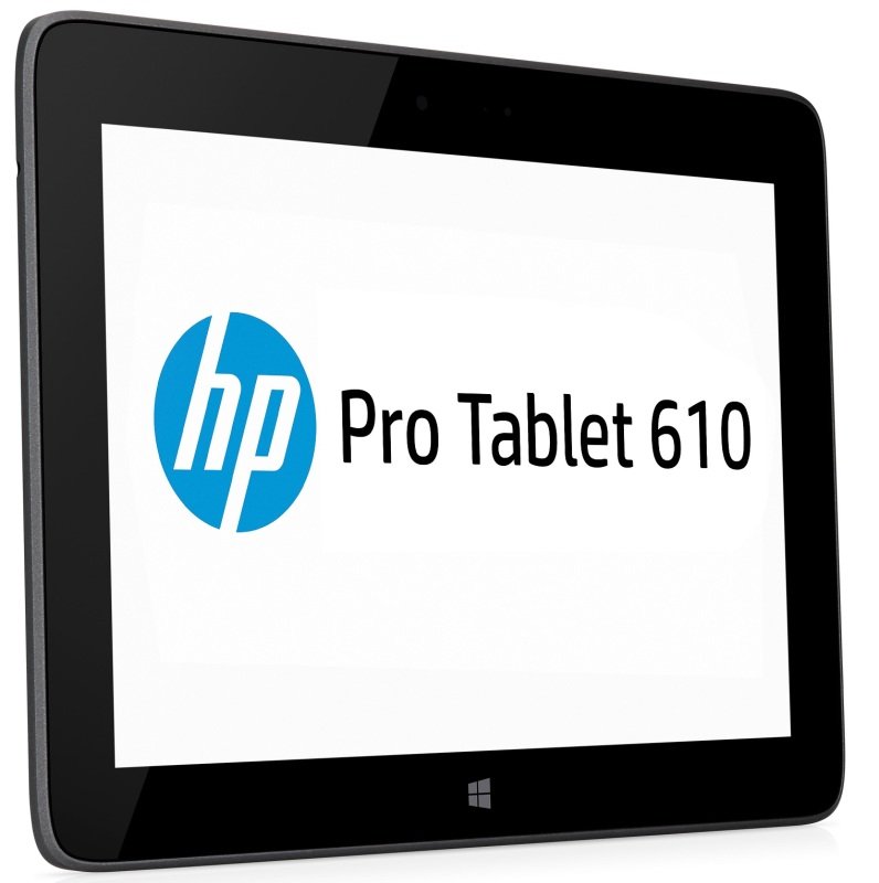Image of HP Pro Tablet 610 G1 Tablet PC, Intel Atom Z3795, 4GB RAM, 64GB SSD, 10.1&quot; Touch, Intel GMA, 2 Cameras, Bluetooth, Wifi, Windows 8.1 Pro