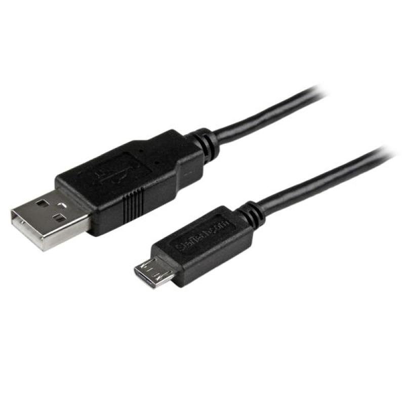 2m Mobile Charge Sync Usb To Slim Micro Usb Cable For Smartphones And Tablets - A To Micro B
