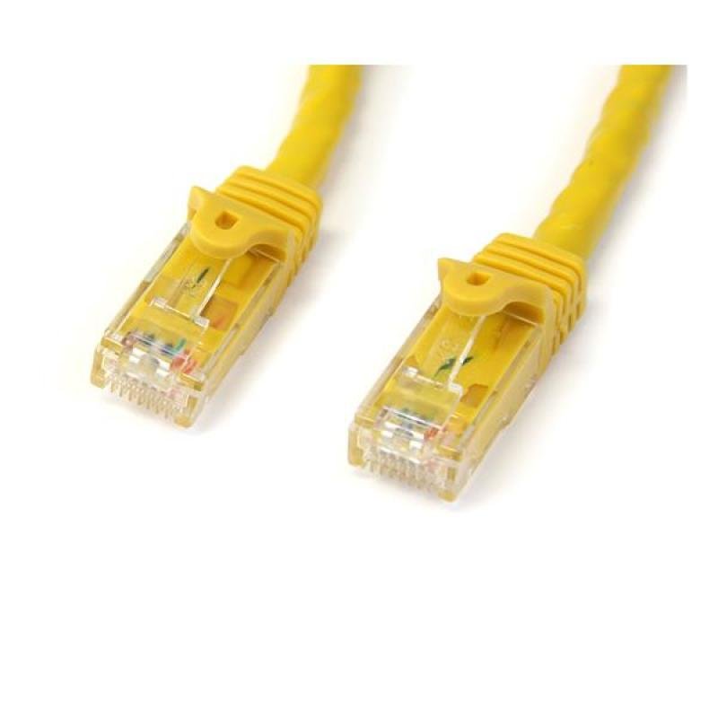 2m Cat6 Yellow Snagless Gigabit Ethernet Rj45 Cable Male To Male