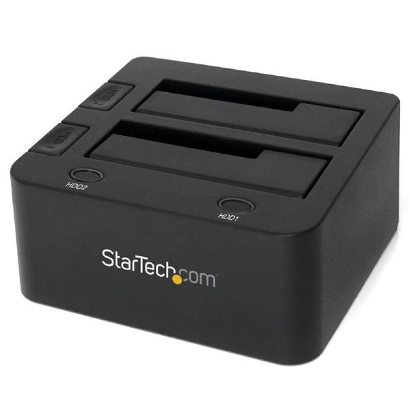 Startechcom Usb 30 Dual Hard Drive Docking Station With Uasp For 25 35in Ssd Hdd Sata 6 Gbps