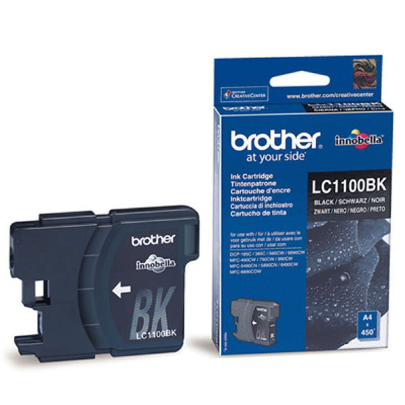 Image of Brother LC1100HYBK High Yield Black Ink Cartridge