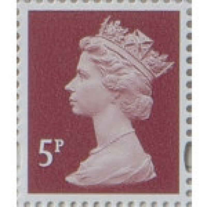 Royal Mail 5p Postage Stamps - 25 pack
