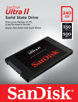 SanDisk SDSSDHII-240G-G25 240GB Ultra II SATAIII 2.5 inch SSD