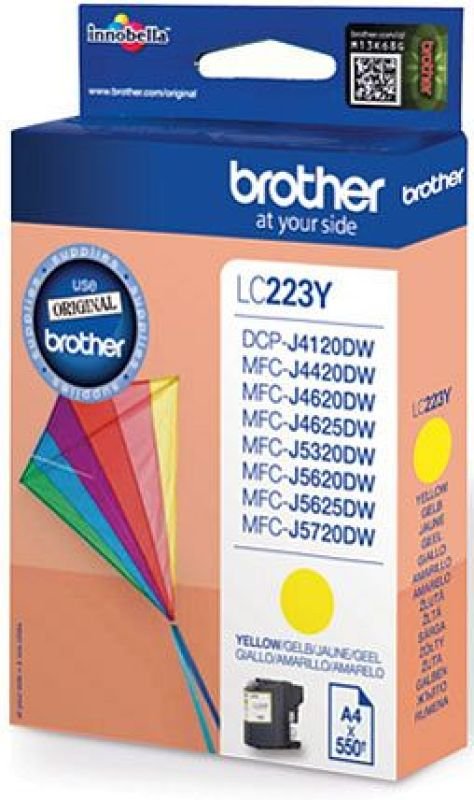 Image of Brother LC223Y Yellow Ink Cartridge