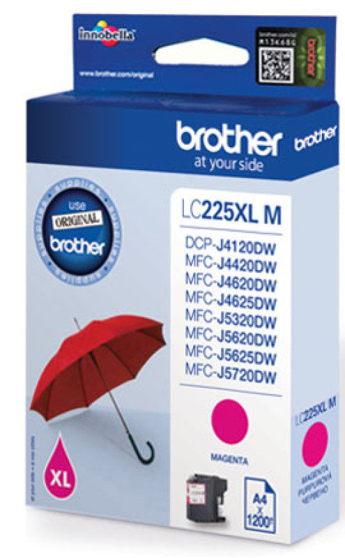 Image of Brother LC225XL Magenta Ink Cartridge