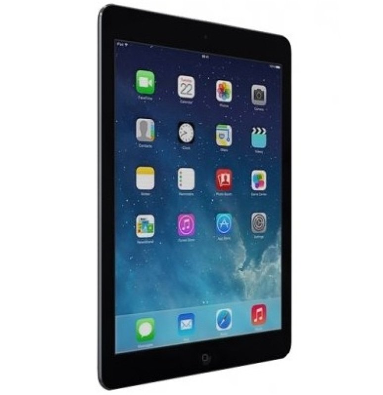 Image of Apple iPad Air 2, A8X CPU, 16GB Flash, 9.7in Retina, Wifi, 2 Cameras Bluetooth, Apple OS - Space Grey