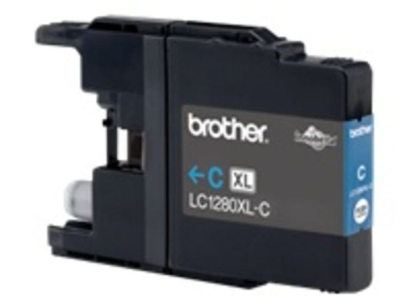 Image of Brother LC1280XLC High Yield Cyan Ink Cartridge - 1,200 Pages