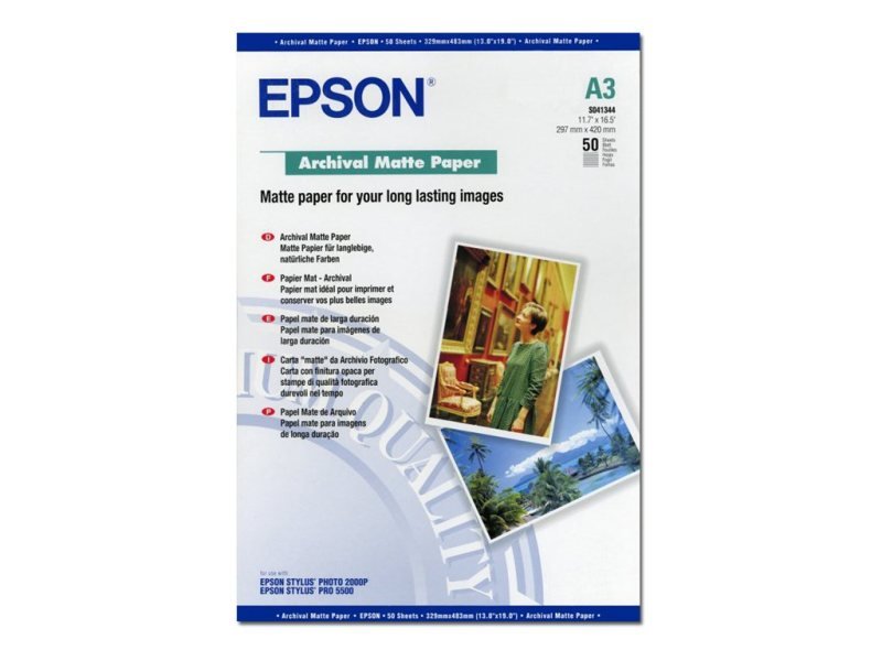 Epson Archival A3 192gsm White Matte Photo Paper Review