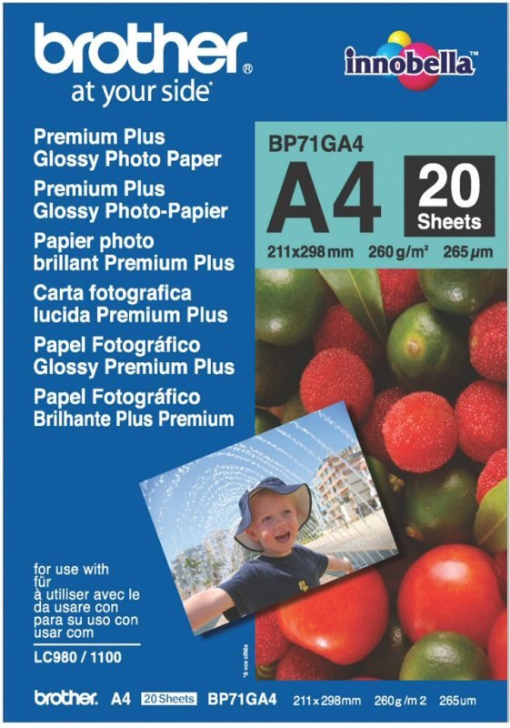 Brother Innobella Premium Plus A4 260gsm Glossy photo paper Review