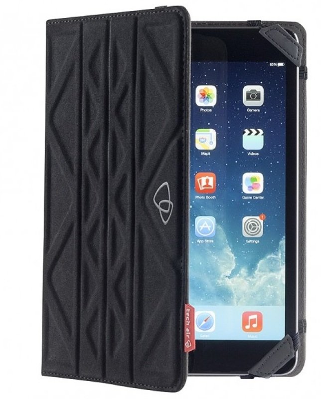 Image of Techair 7&quot; Flip &amp; Reverse Universal Tablet Case In Black &amp; Grey - Taxut018