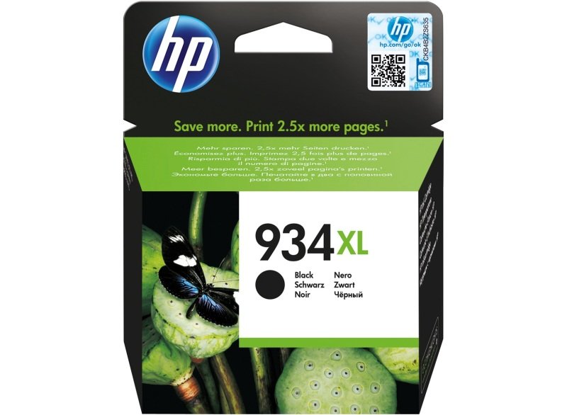 Image of HP 934XL Black Ink Cartridge - C2P23AE