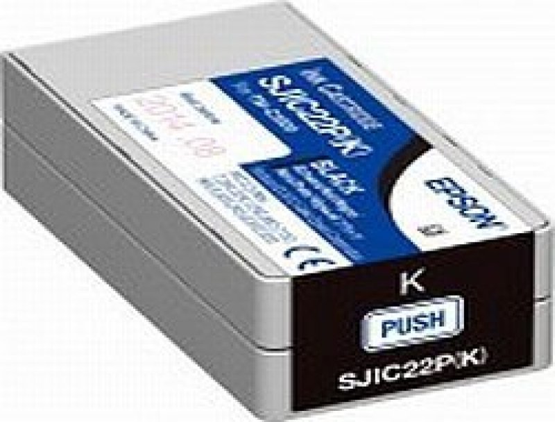 Image of Epson SJIC22P C Ink cartridge f TM-C3500 Black