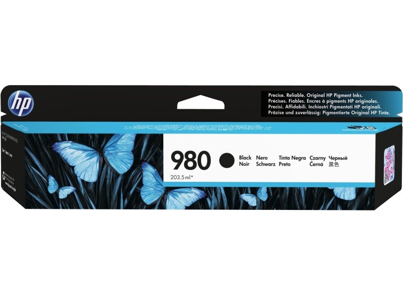 Image of HP 980 Black Ink Cartridge - D8J10A