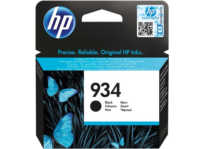 Image of HP 934 Black Ink Cartridge - C2P19AE
