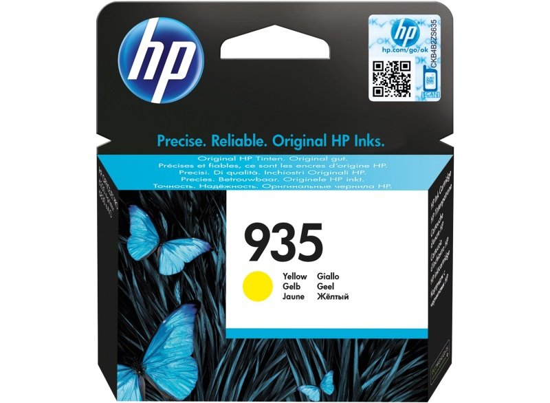 Image of HP 935 Yellow Ink Cartridge - C2P22AE