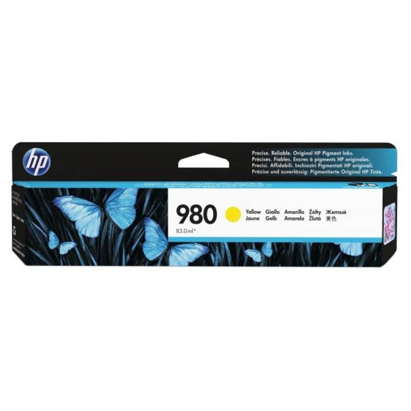 Image of HP 980 Yellow Ink Cartridge - D8J09A