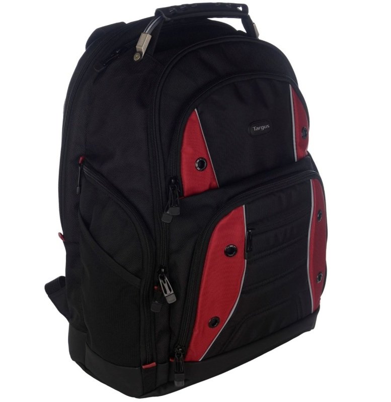 Image of Targus Drifter 16&quot; Laptop Backpack - Black/Red