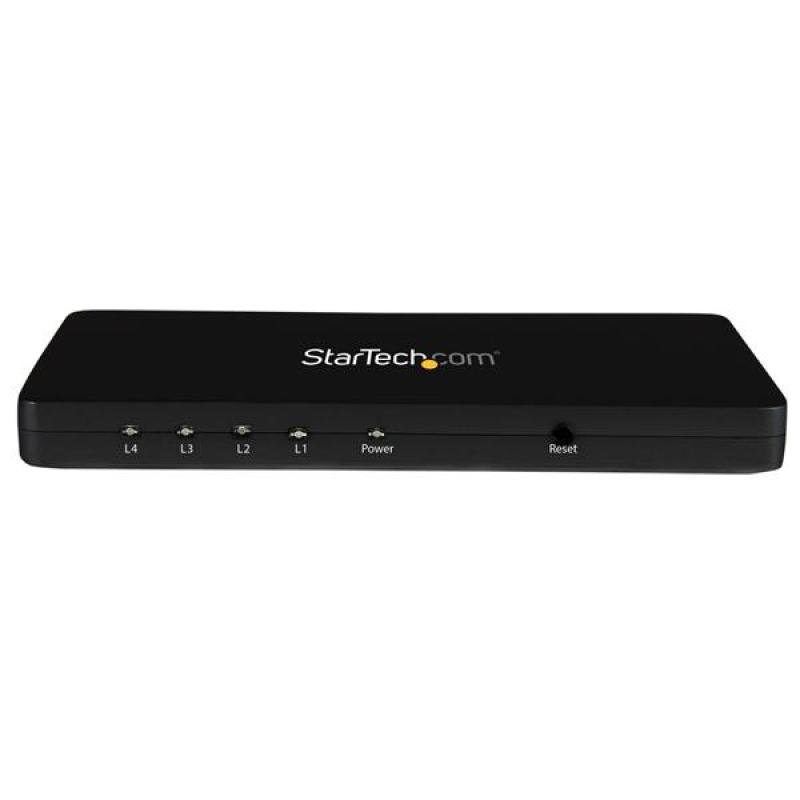 StarTech HDMI 4-port 4K Video Splitter - Solid Aluminum Housing - 4K 30hz