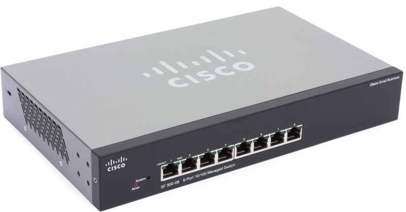 Cisco SRW208 K9 G5 Small Business 300 Series 8 Port 10 100 L3 Managed