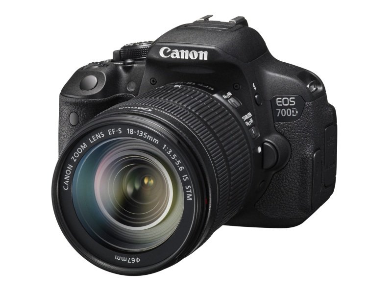 Image of Canon EOS 700D - Digital camera - SLR - 18.0 Mpix - 3 x optical zoom EF-S 18-55mm IS STM lens