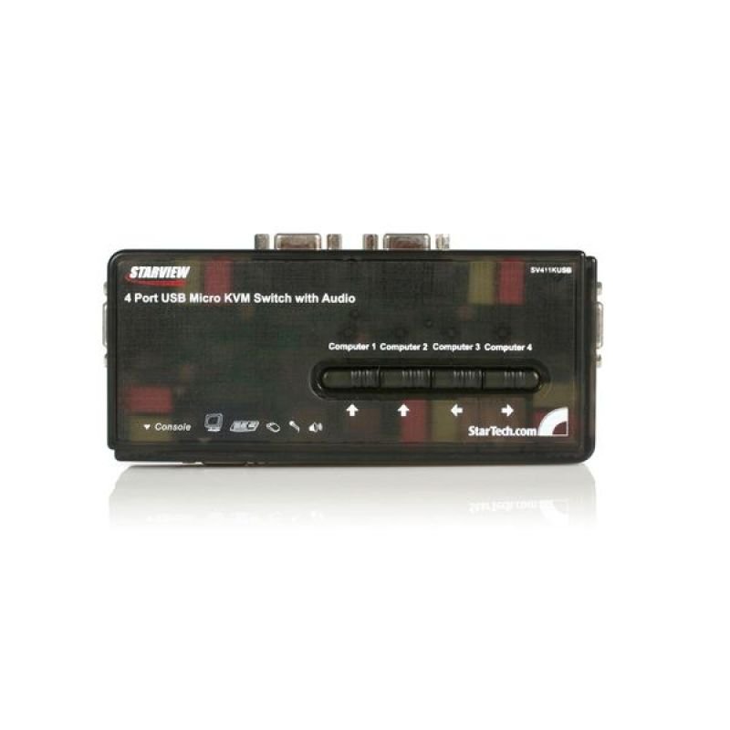Click to view product details and reviews for Startechcom 4 Port Black Usb Kvm Switch Kit With Cables And Audio Desktop Kvm Switch Vga Kvm Switch Usb Kvm Switch 4 Port.