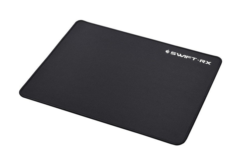 Cooler Master Swift-RX Small Gaming Mouse Mat, 250x210mm, lightweight, Low friction fibre surface, Stitched edging, non-slip grip base