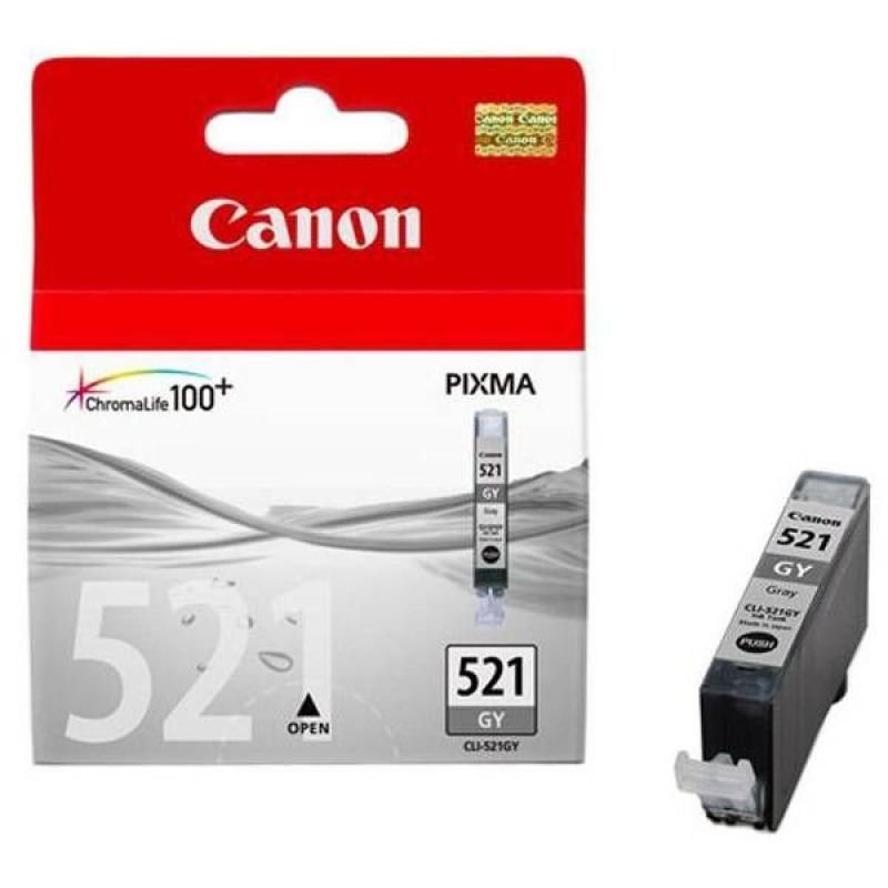 Image of Canon CLI 521GY Grey Ink Cartridge