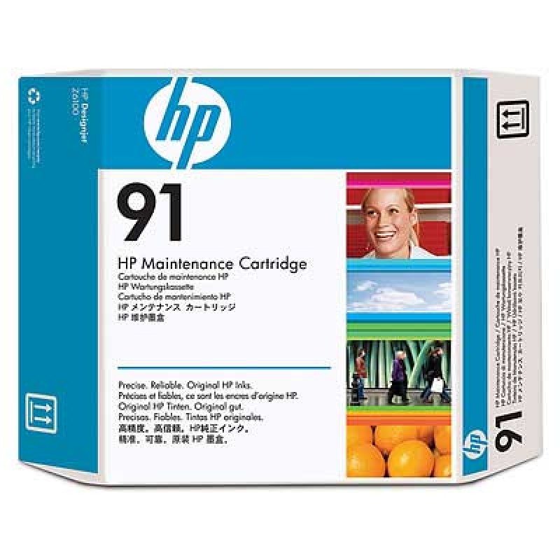 Image of HP 91 Original&nbsp;Maintenance Cartridge For use with - HP DesignJet Z6100's - C9518A