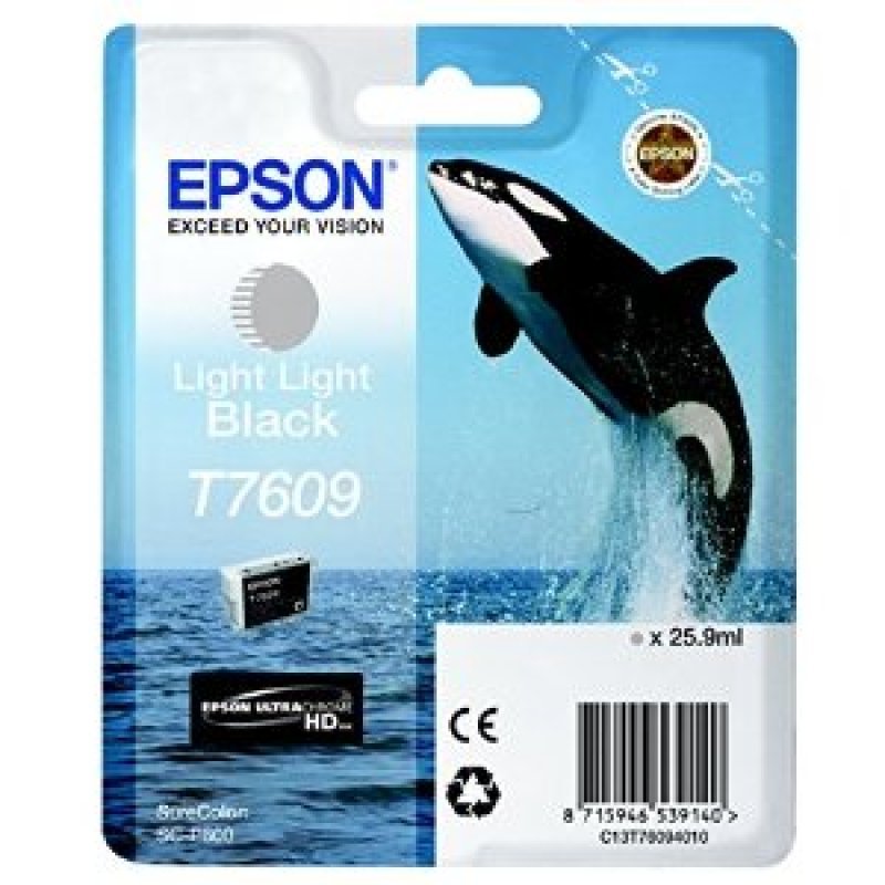 Click to view product details and reviews for Epson T7609 Light Light Black Ink Cartridge.