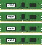 Crucial 16GB Kit (4GBx4) DDR4 2133 MT/s (PC4-2133) CL15 SR x8 ECC Registered DIMM 288pin Desktop Memory