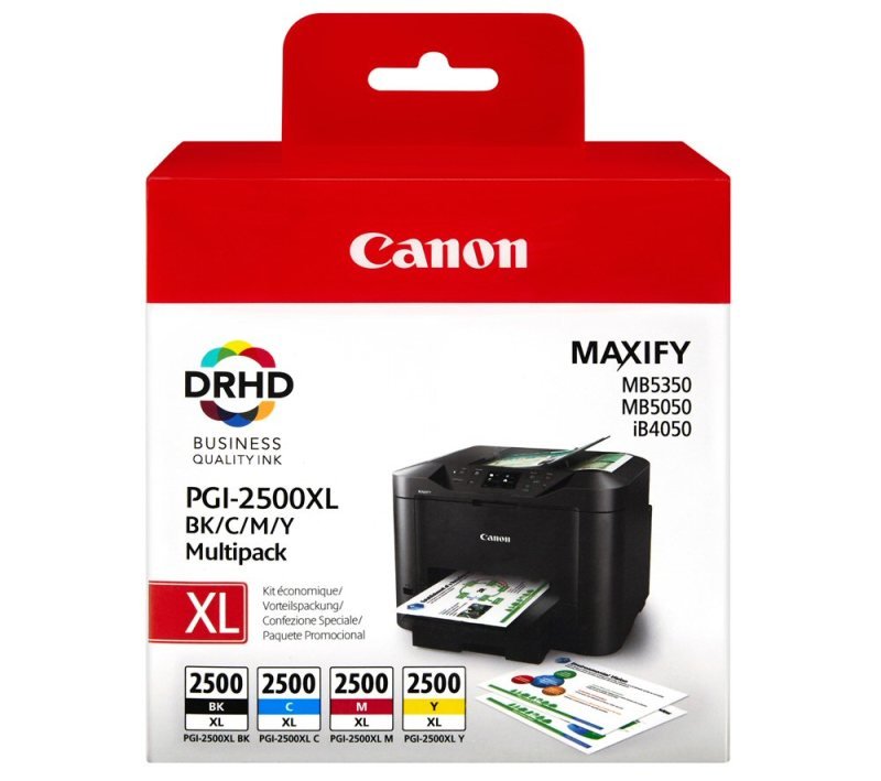 Canon Pgi 2500xl Maxify Multipack Ink Cartridge