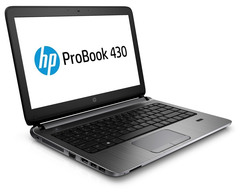 Image of HP ProBook 430 G2 Laptop, Intel Core i5-5200U 2.2GHz, 4GB RAM, 500GB HDD, 13.3&quot; Display, No-DVD, Intel HD, Webcam, Bluetooth, Windows 7 + 8.1 Pro
