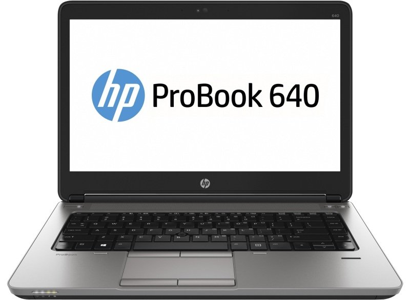 Image of HP ProBook 640 Laptop, Intel Core i5-4210M 2.6GHz, 4GB RAM, 500GB HDD, 14.0 HD+, DVD+/-RW, Intel HD, Bluetooth, Fingerprint Reader, Windows 8.1 Professional 64 bit downgraded to Windows 7 Pro