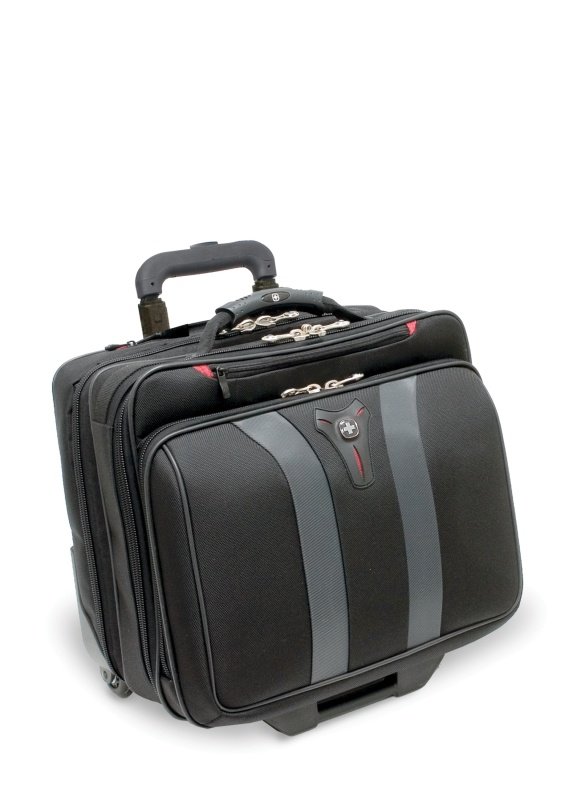 Wenger Granada Wheeled Laptop Case Trolley Grey For 15 16 And 17 Laptops