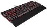 Corsair Gaming K70 Mechanical Gaming Keyboard, Backlit Red LED, Cherry MX Red, Aircraft - grade aluminum