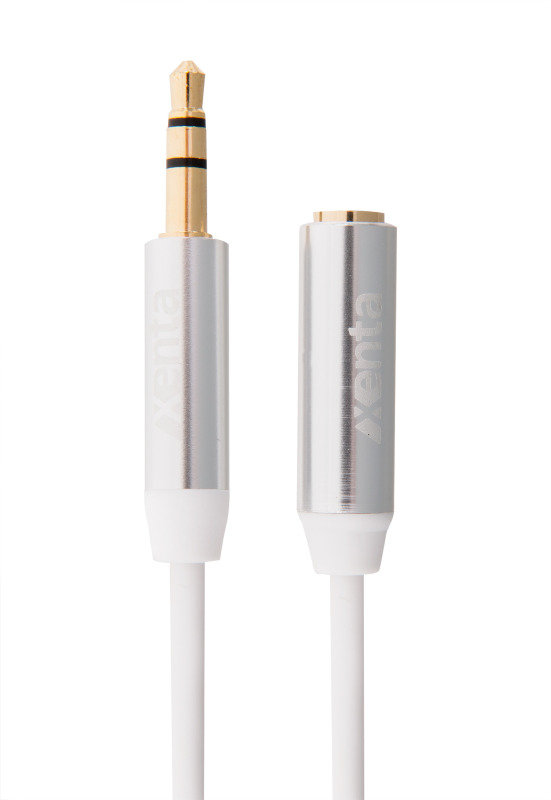 Click to view product details and reviews for Xenta 1m Aux M F White Cable.